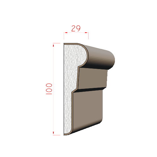 Šambrána 100x29mm