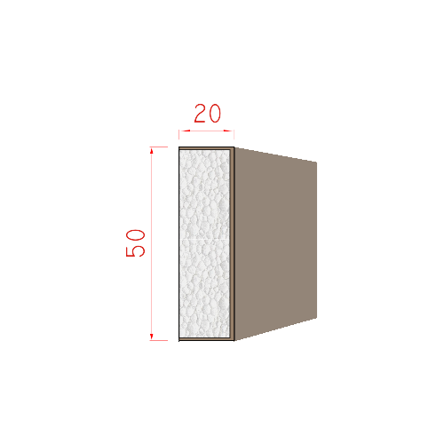 Šambrána 50x20mm