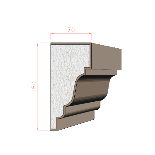 Parapet 150x70mm