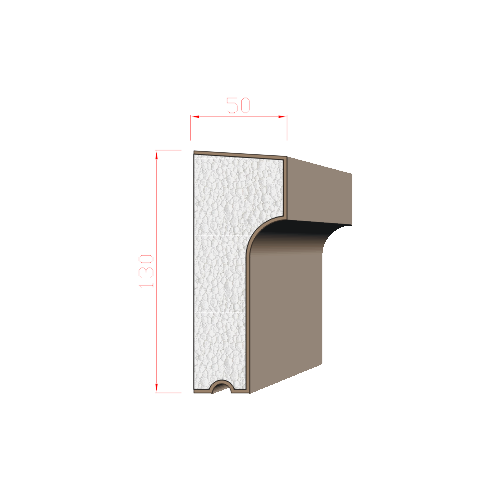 Parapet 130x50mm