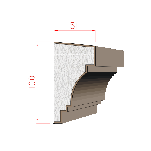 Parapet 100x51mm