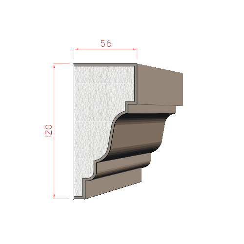 Parapet 120x56mm