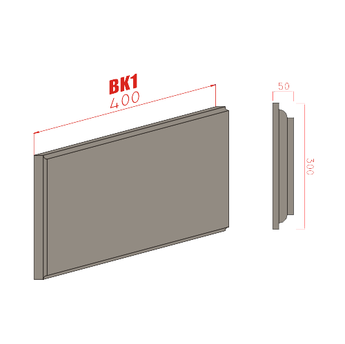 Bosážní kámen BK1 400mm